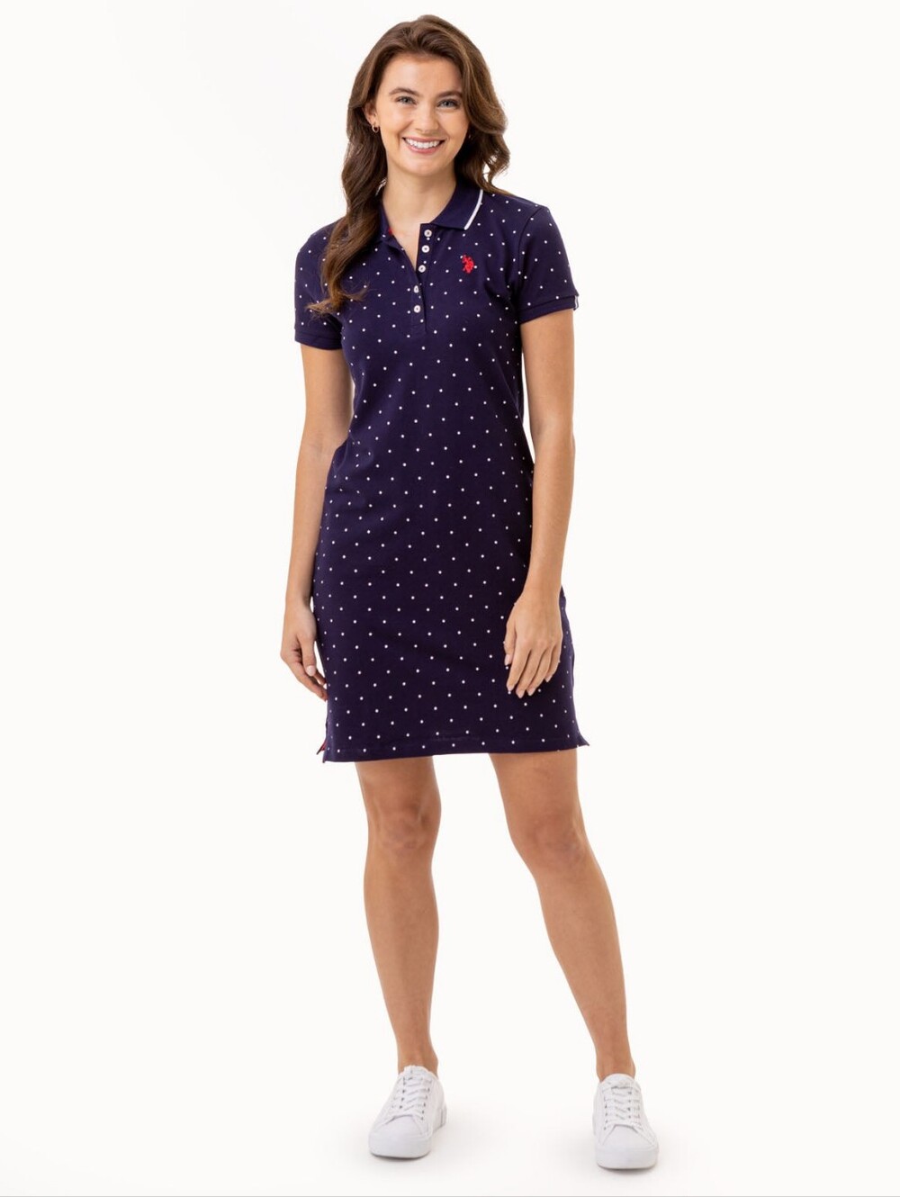 U.S Polo Assn. Polk A Dot Dress Size Small